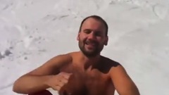 Оочень жаркий день в Шерегеше. 16 Апреля 2011