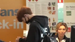 EXO Leaving Check In At Barcelona Airport