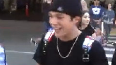 Spotted Arriving To LAX As He Greets His Fans