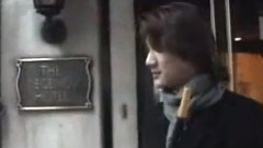 02年力宏回纽约过圣诞节的自拍