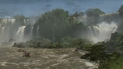 风景,音乐短片 - 阿根廷和巴西的伊瓜苏国家公园