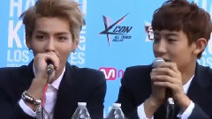 LA KCON 记者见面会 合作RAP