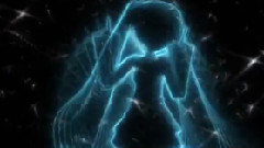 初音未来 - ネオン风エフェクト,キラキラ粒子エフェクト