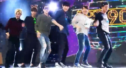 EXO~ Moon Night入场! 90年代 舞曲串烧!